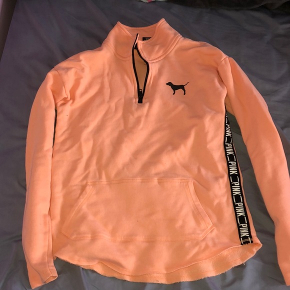 PINK Victoria's Secret Jackets & Blazers - Cute Pink Victoria’s Secret Quarter Zip